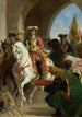 Kaarle III:n sisääntulo Madridiin vuonna 1710 - Karl von Blaas — näkymä teoksesta