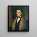 Heinrich Clemens Baron Purtscher von Eschenburg - Karl von Blaas — kehystetty taideteos seinällä