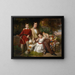Le prince de Valmontone avec la donna Gwendalina Doria Pamphili et Bertram Talbot dans un jardin de villa - Karl von Blaas — kehystetty taideteos seinällä