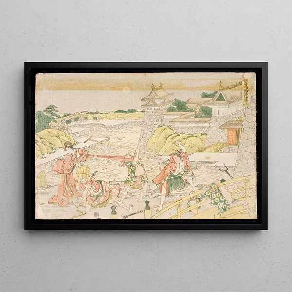 Katsushika Hokusai - Act III from the Play Kanadehon Chshingura A Kana Primer for the Treasury of Loyal Retainers.webp