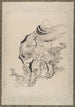 Katsushika Hokusai ja hänen oppilaidensa croquis-albumi Pl01 — näkymä teoksesta