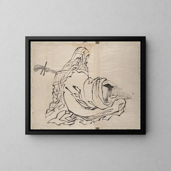 Album de croquis de Katsushika Hokusai et de ses disciples Pl55 - Katsushika Hokusai — kehystetty taideteos seinällä