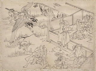 Album de croquis de Katsushika Hokusai et de ses disciples Pl59 - Katsushika Hokusai — näkymä teoksesta