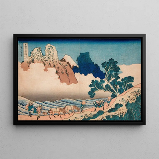 Katsushika Hokusai - Back View of Fuji from the Minobu River.webp