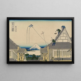 Katsushika Hokusai - Kto surugacho mitsu miseryakuzu.webp