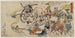 Dke Hyakumanben - Kawanabe Kyōsai — näkymä teoksesta