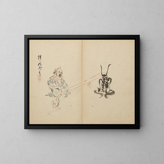 Kawanabe Kysai - Snail Versus Demon.webp