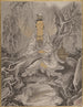Kannon en robe blanche - Kawanabe Kyōsai — näkymä teoksesta