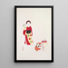 Illustrations collectées de jouets japonais par Kyosen Pl014 - Kawasaki Kyōsen — kehystetty taideteos seinällä