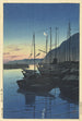 Beppun aamu - Kawase Hasui — näkymä teoksesta