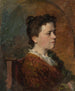 Étude de portrait d'une jeune femme - Kazimierz Alchimowicz — näkymä teoksesta