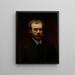 Portrait du peintre Walerz Brochocki - Kazimierz Mirecki — kehystetty taideteos seinällä