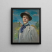 Autoportrait - Kazimierz Mordasewicz | Reproduction — kehystetty taideteos seinällä