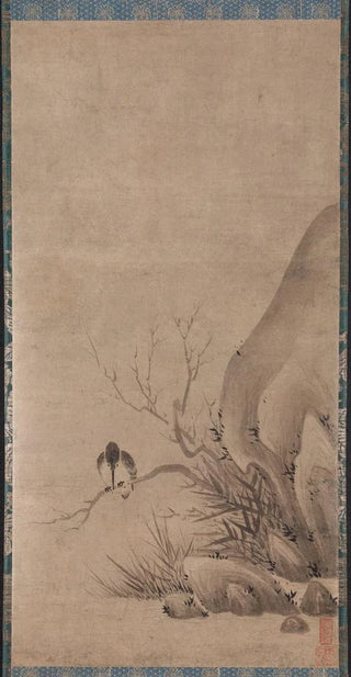 Kenk Shkei - Kingfisher Perched above a Stream.webp