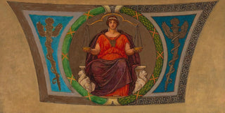 Kenyon Cox - Sketch for Mosaic Wisconsin State Capital Justice.webp