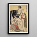 Chbon no zu Keskiluokan kuva - Kitagawa Utamaro — kehystetty taideteos seinällä