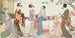 kuvan kuivatus ja venytys - Kitagawa Utamaro — näkymä teoksesta