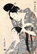 Kampaaja Kamiyui - Kitagawa Utamaro — näkymä teoksesta