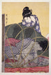 Horogaya vauvan hyttysverkko - Kitagawa Utamaro — näkymä teoksesta