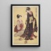 Jbon no zu ylemmän luokan kuva - Kitagawa Utamaro — kehystetty taideteos seinällä