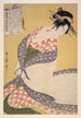 Shirauchikake Valkoinen surkotti - Kitagawa Utamaro — näkymä teoksesta