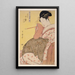Komurasaki Tamaya-talon - Kitagawa Utamaro — kehystetty taideteos seinällä