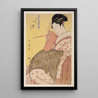 Kitagawa Utamaro - Tamaya uchi Komurasaki Koch Haruji Komurasaki of the Tamaya Koch Haruj.webp