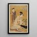 Yashio Giya-talon Someki Tsumaki - Kitagawa Utamaro — kehystetty taideteos seinällä