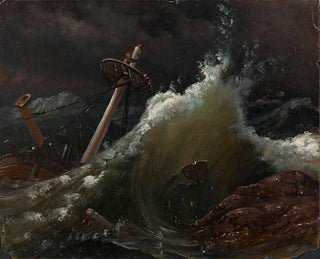 Naufrage - Knud Baade — näkymä teoksesta