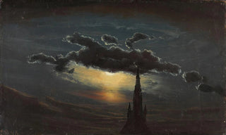 Knud Baade - Study of Clouds in Moonlight.webp