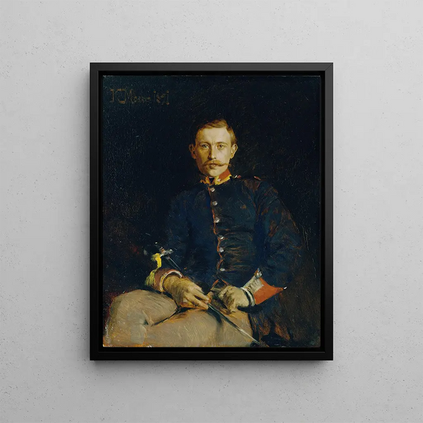 Koloman Moser - Franz Dangl in Uniform.webp