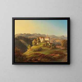 Konrad Kreuzer - A View of Aichberg Castle.webp
