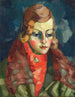 Portrait d'une dame - Konrad Mägi — näkymä teoksesta