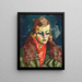 Portrait d'une dame - Konrad Mägi — kehystetty taideteos seinällä