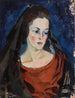 Portrait d'une femme - Konrad Mägi — näkymä teoksesta
