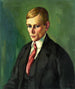 Portrait d'un homme - Konrad Mägi — näkymä teoksesta