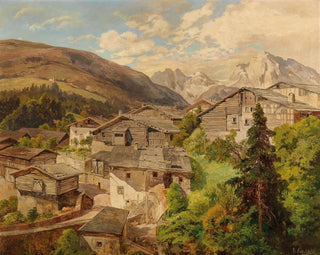 Village alpin - Konrad Petrides — näkymä teoksesta