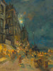 Quai de Marseille de nuit - Konstantin Alexeïevitch Korovine — näkymä teoksesta