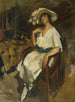 Portrait de Madame Maria Rubin - Konstantin Alexeïevitch Korovine — näkymä teoksesta