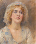 Portrait d'une fille - Konstantin Egorovich Makovsky — näkymä teoksesta