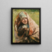 Portrait d'une paysanne, étude pour Minine, destinée aux habitants de Nijni Novgorod - Konstantin Egorovich Makovsky — kehystetty taideteos seinällä
