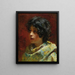 Portrait d'une jeune fille - Konstantin Egorovich Makovsky — kehystetty taideteos seinällä