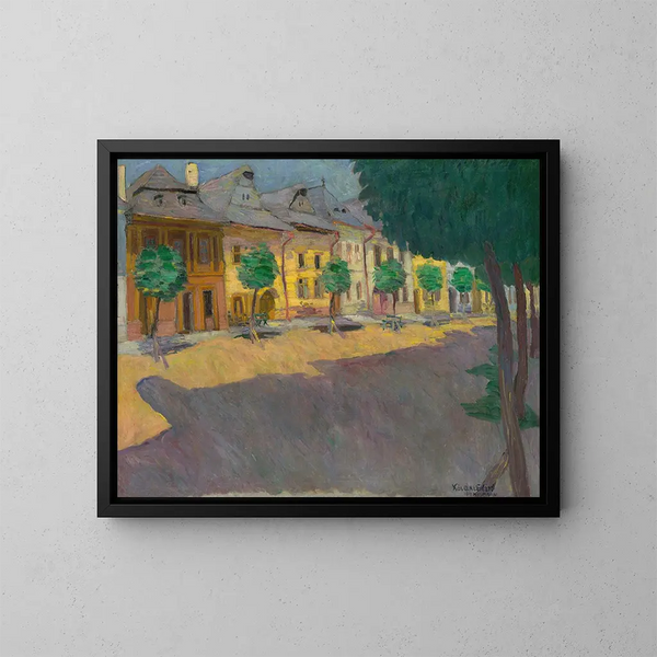 Rue à Kemark - Konstantin Korovin — kehystetty taideteos seinällä