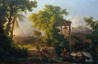 Kroly Mark - Landschaft mit der Berufung des Hl Petrus.webp
