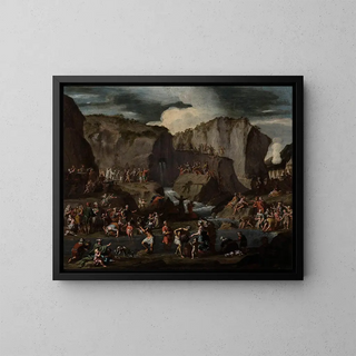 Krzysztof Lubieniecki - Moses bringing forth water from the rock.webp