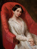 Portrait d'une dame en robe blanche - Ksawery Jan Kaniewski — näkymä teoksesta