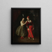 Portrait des sœurs Karolina et Anna Strauss, danseuses de ballet du Grand Théâtre - Ksawery Jan Kaniewski — kehystetty taideteos seinällä