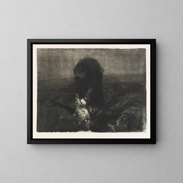 Taistelukenttä - Käthe Kollwitz — kehystetty taideteos seinällä