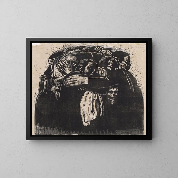 Äidit - Käthe Kollwitz — kehystetty taideteos seinällä