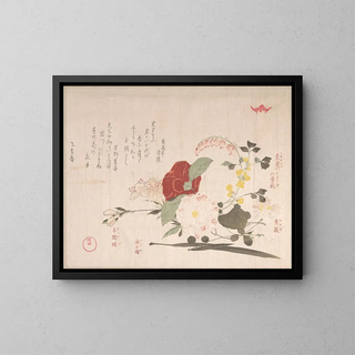 Kubo Shunman - Cut Flowers Clematis Bush Clover Iris Camellia and Azalea.webp